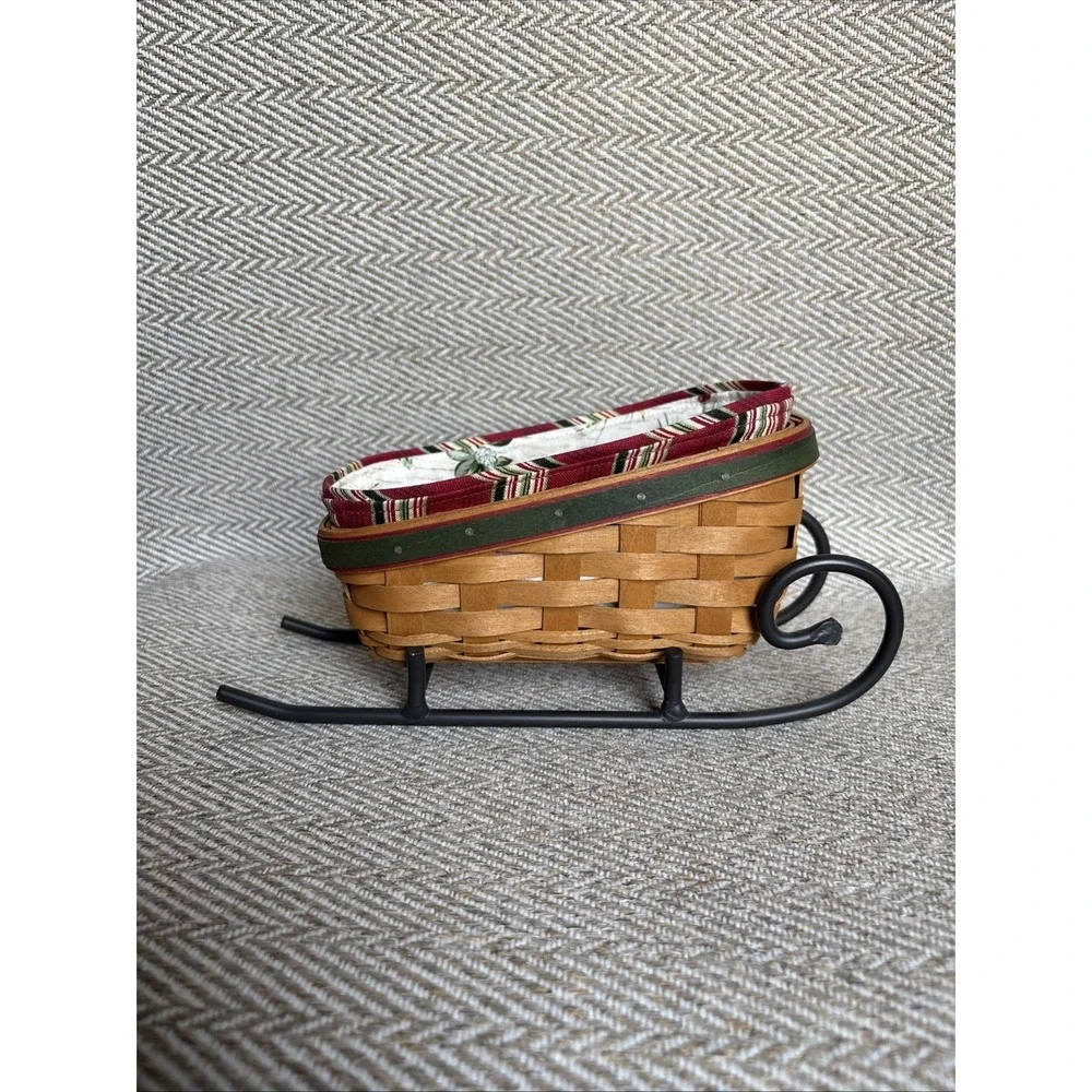 Longaberger sleigh baskets